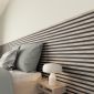 Decowall akustický nástenný panel sivý dub-čierny
