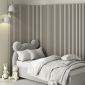 Akustický panel na stenu MDF 12mm cashmere-black