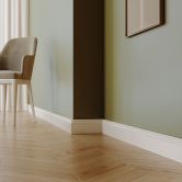 Lišta Moderna 6 cm x 2,4 m biela