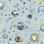 Galaxy blue-gold tapeta