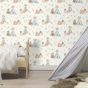 Little tents blue tapeta