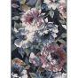 Platinum blue flower koberec