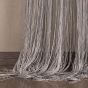 Delux hotová záclona špagetová 140x240 cm strieborná