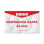 Darčeková karta DIEGO 50 EUR