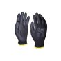 Čierne precízne montážne rukavice 10
