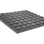 EPDM mix gumová dlažba delená 30x1000x1000mm sivá