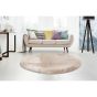 Heaven light taupe koberec 200 cm kruh