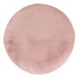 Heaven powder pink koberec 200 cm kruh