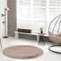 Heaven taupe koberec 120 cm kruh