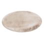 Heaven light taupe koberec 120 cm kruh