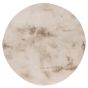 Heaven light taupe koberec 120 cm kruh