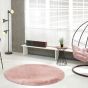 Heaven powder pink koberec 120 cm kruh