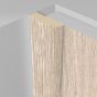 Ukončovacia lišta k nástennému a stropnému panelu 25 x 6mm Light grey oak