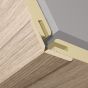 Nastaviteľná rohová lišta k nástennému a stropnému panelu Light grey oak