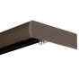 DECO stropná garnižová súprava s predným krytom kovov 200cm matny bronz