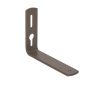 Držiak na bočnú stenu pre DECO stropnú garnižu s predným krytom kovov 15cm matny bronz
