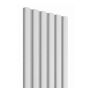 Akustický panel na stenu MDF 12mm white uni-grey