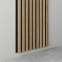 Akustický panel na stenu MDF 12mm sanoma oak-black