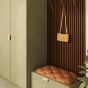 Akustický panel na stenu MDF 12mm brown oak-black