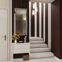 Akustický panel na stenu MDF 12mm brown oak-black
